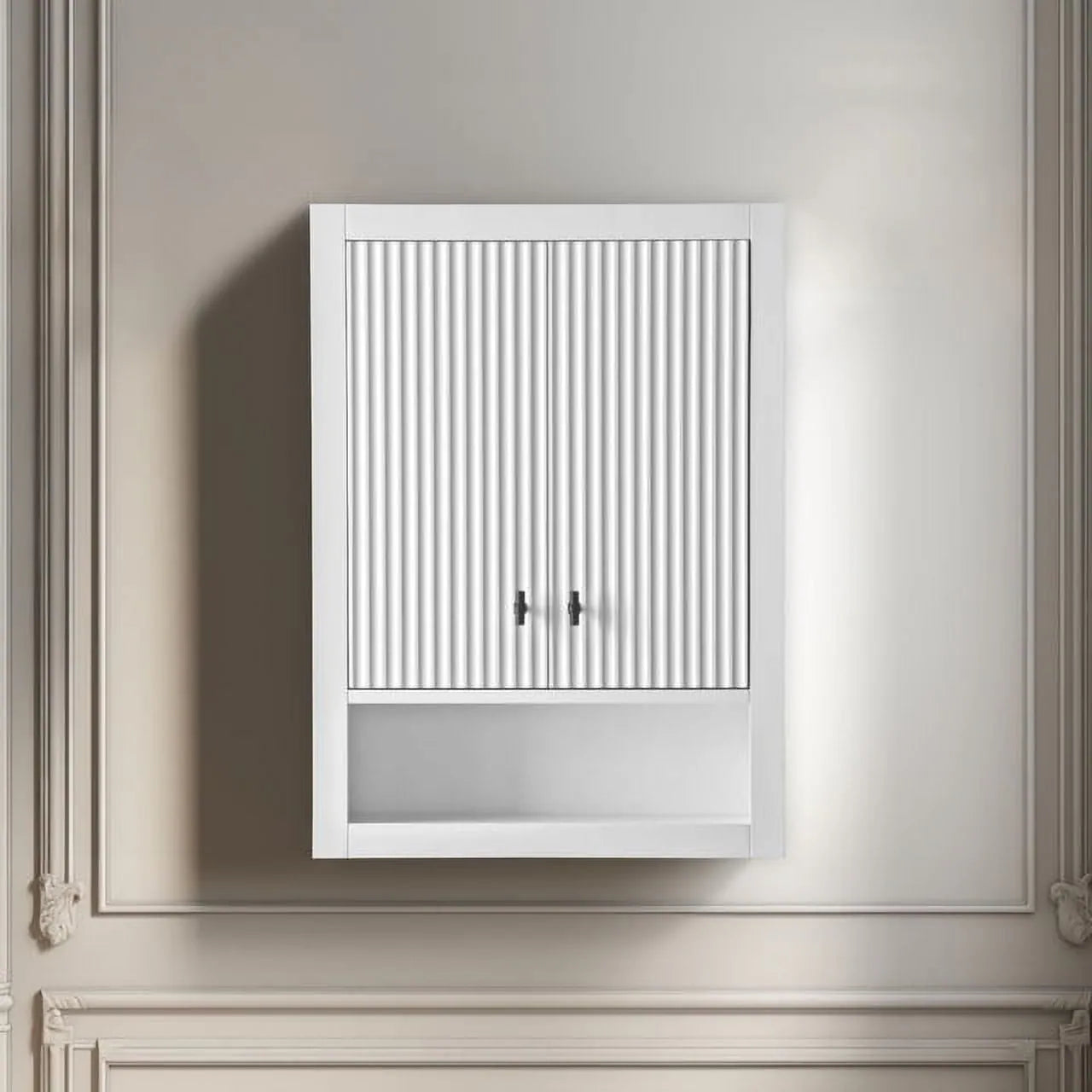 24 "Wall Mounted Bathroom Storage Cabinet with Soft Close Doors