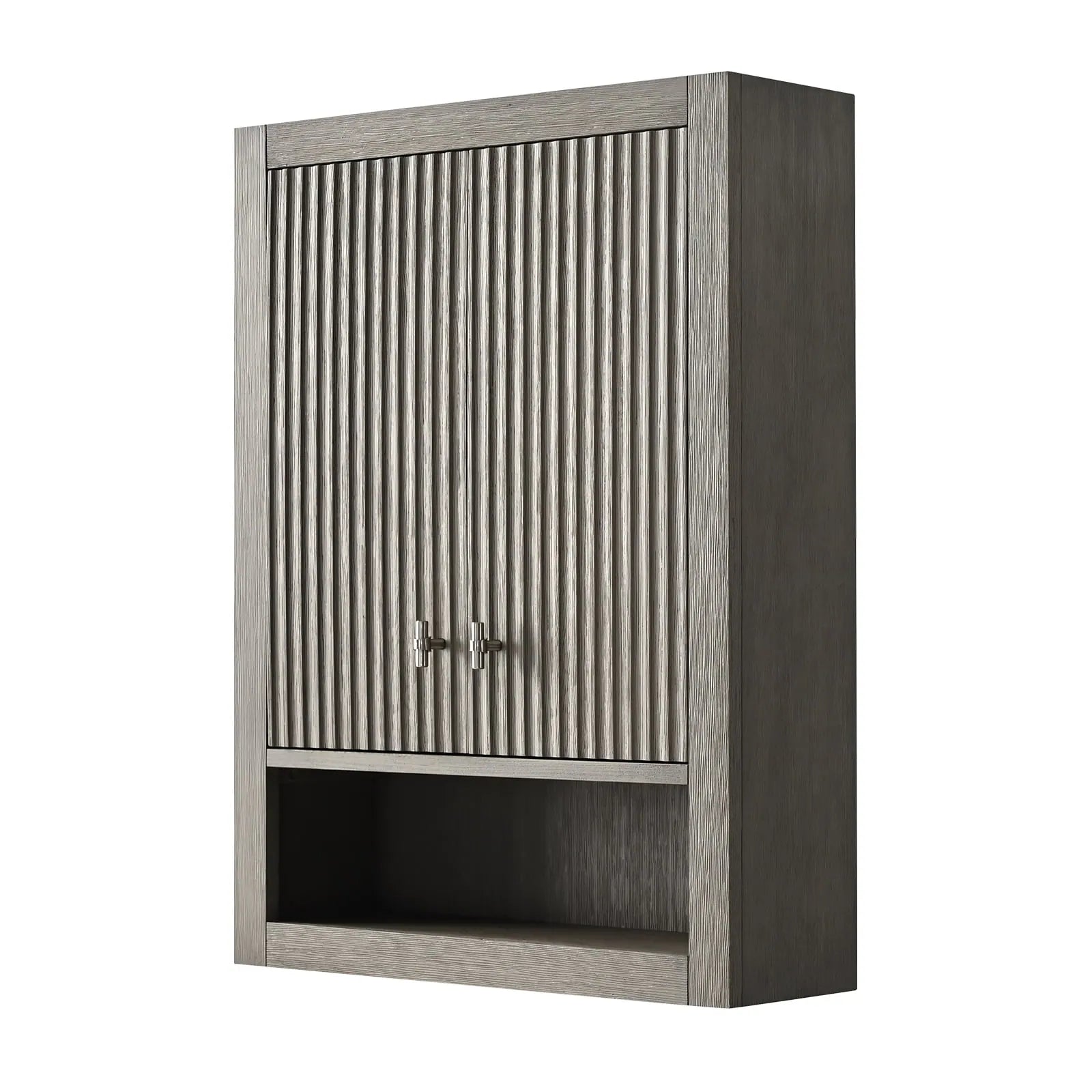 24 "Wall Mounted Bathroom Storage Cabinet with Soft Close Doors