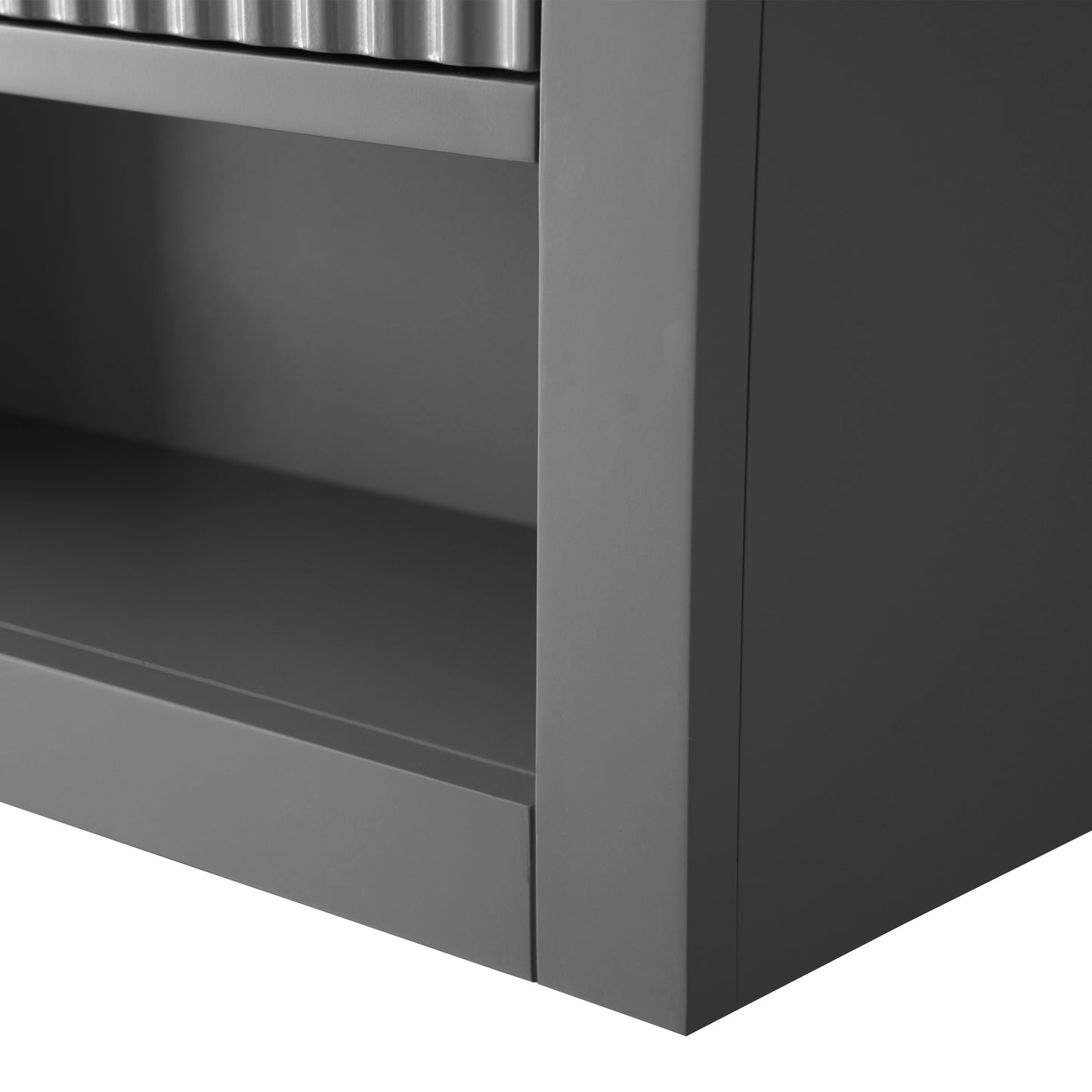 24 "Wall Mounted Bathroom Storage Cabinet with Soft Close Doors
