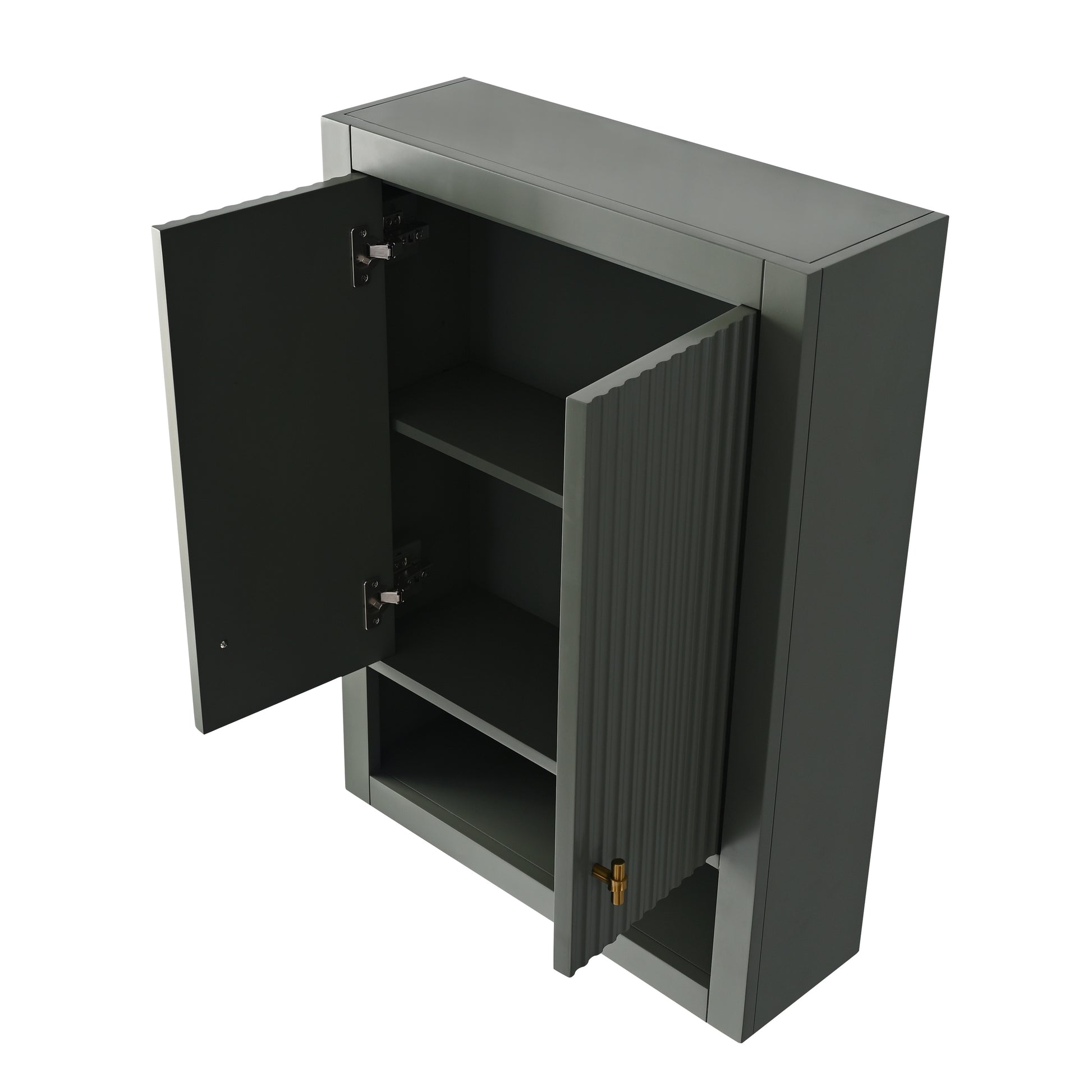 24 "Wall Mounted Bathroom Storage Cabinet with Soft Close Doors