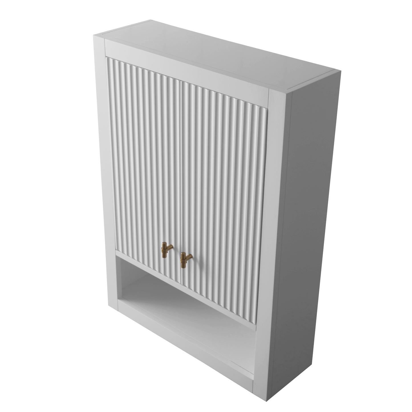 24 "Wall Mounted Bathroom Storage Cabinet with Soft Close Doors