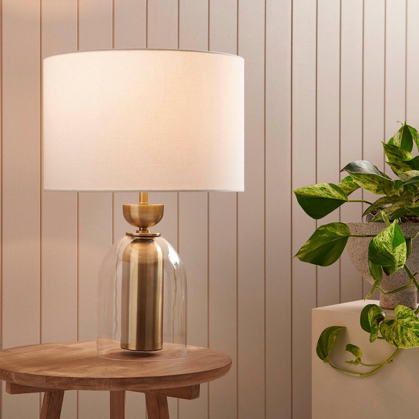 Glass Table Lamp