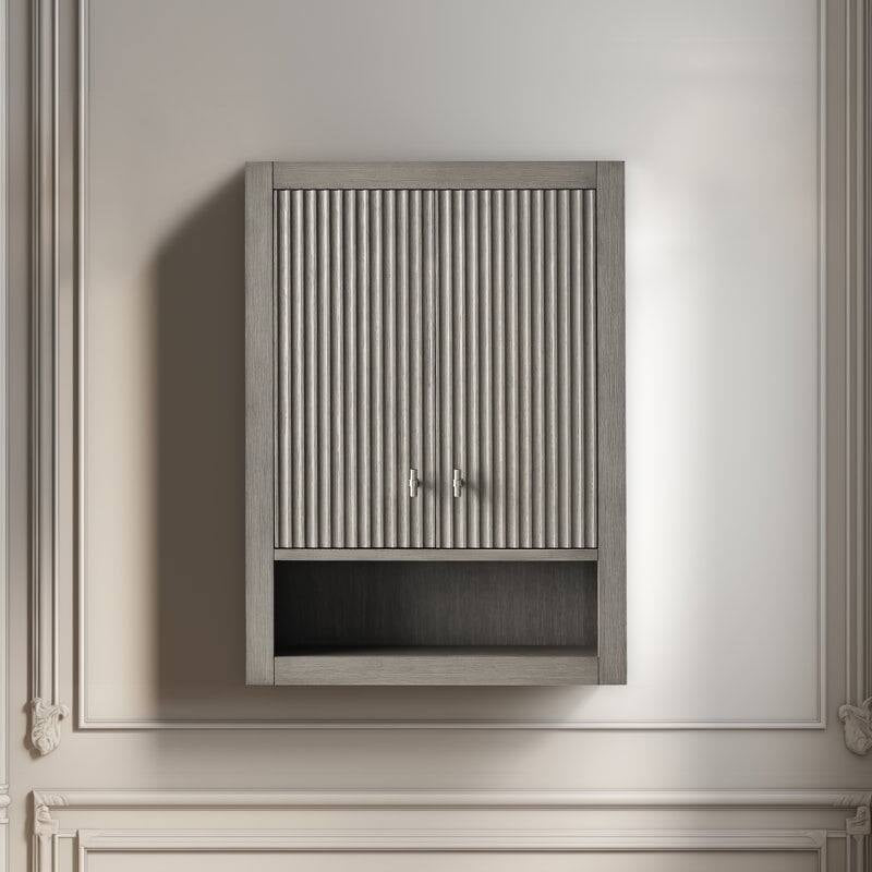 24 "Wall Mounted Bathroom Storage Cabinet with Soft Close Doors