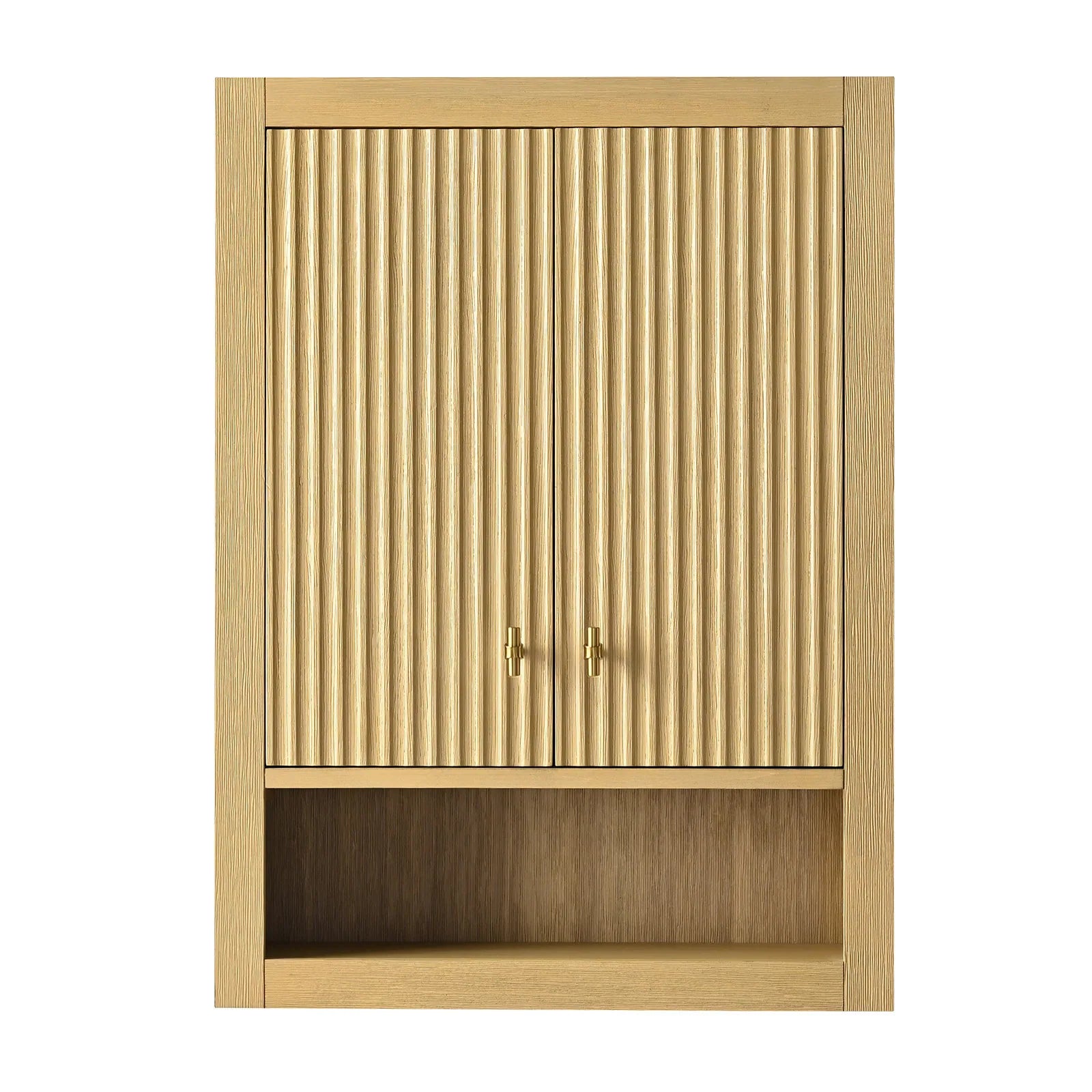 24 "Wall Mounted Bathroom Storage Cabinet with Soft Close Doors