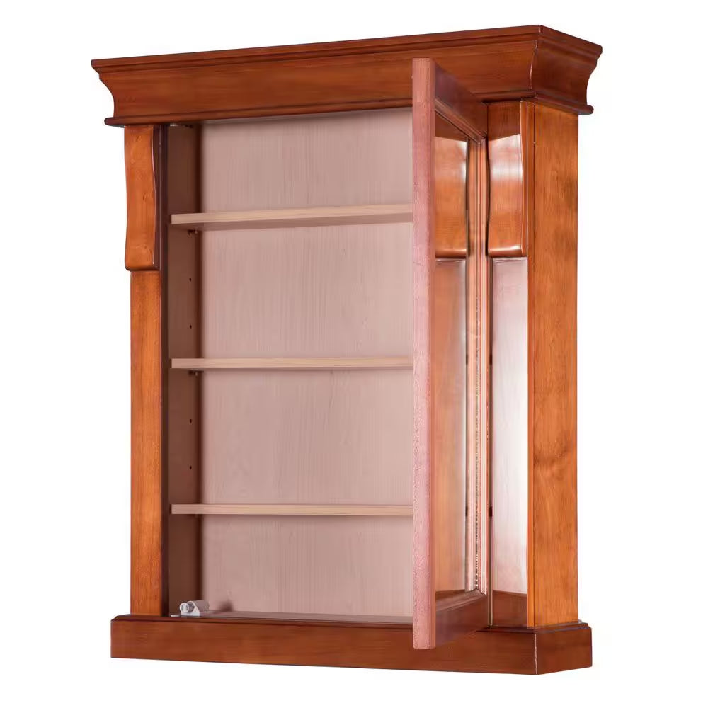 Naples 25 In. W X 31 In. H Rectangular Medicine Cabinet with Mirror