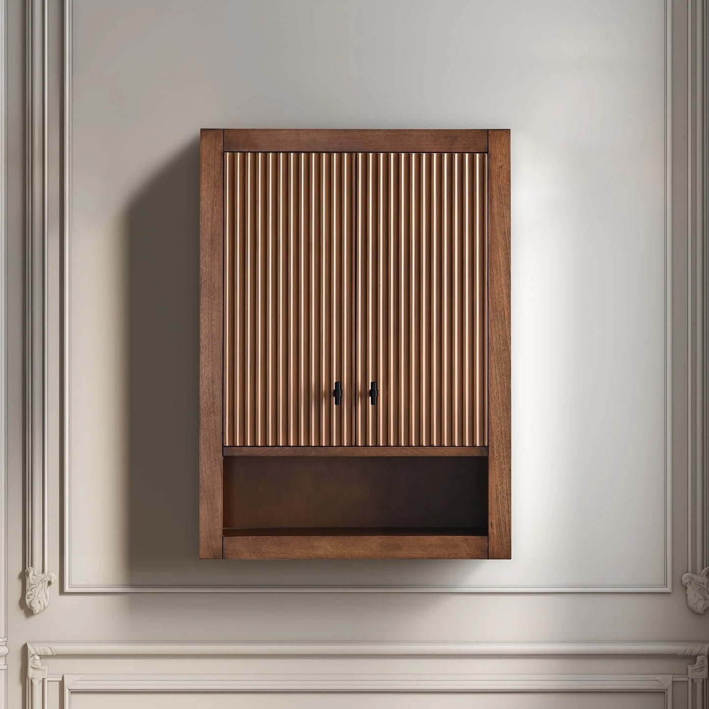 24 "Wall Mounted Bathroom Storage Cabinet with Soft Close Doors